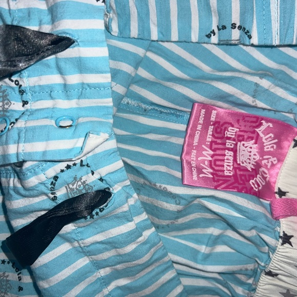 La senza Lola & coco Capri lounge Pj pants striped blue white pyjamas rare y2k - Picture 2 of 3